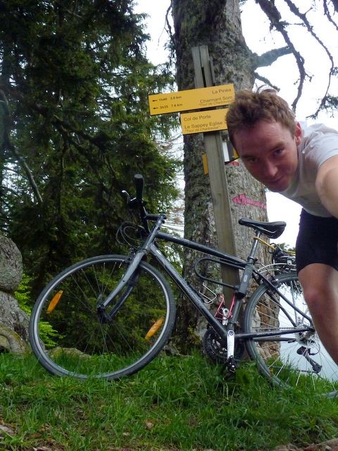 Avant la descente à vélo sur Grenoble