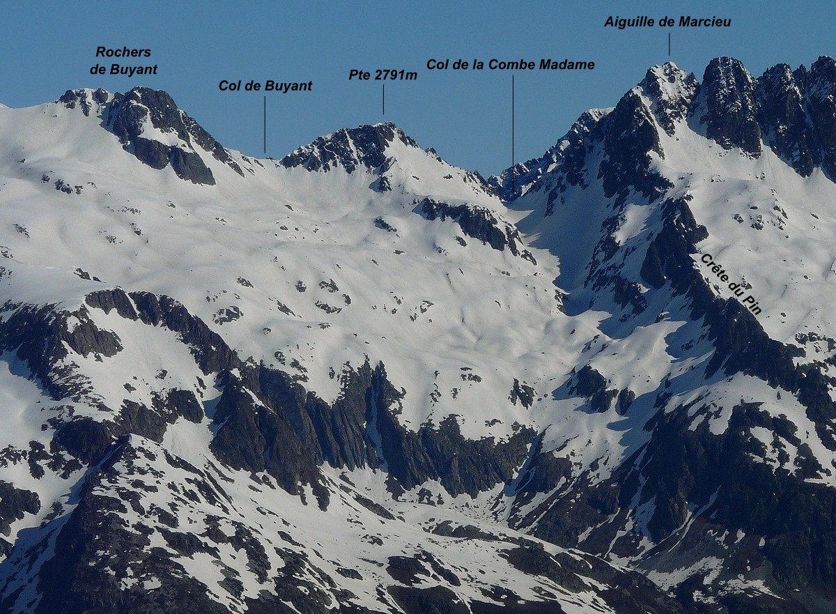 Col de la Combe Madame - Versant S