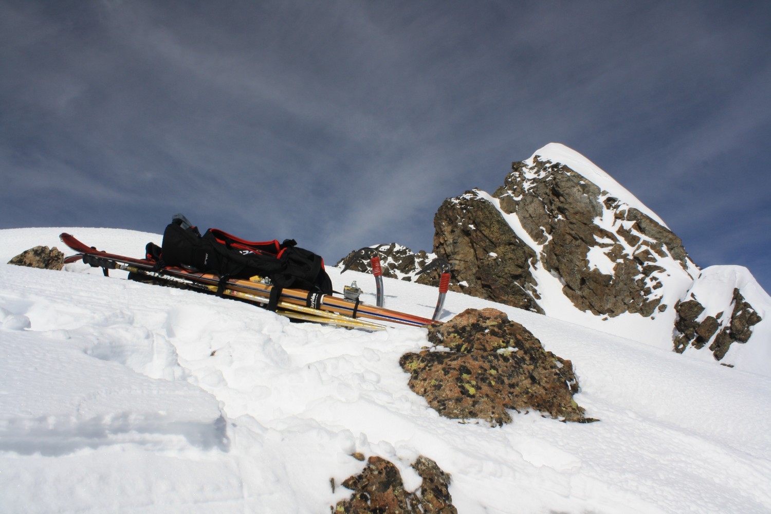 La Pointe Swan depuis son antecime 3250m