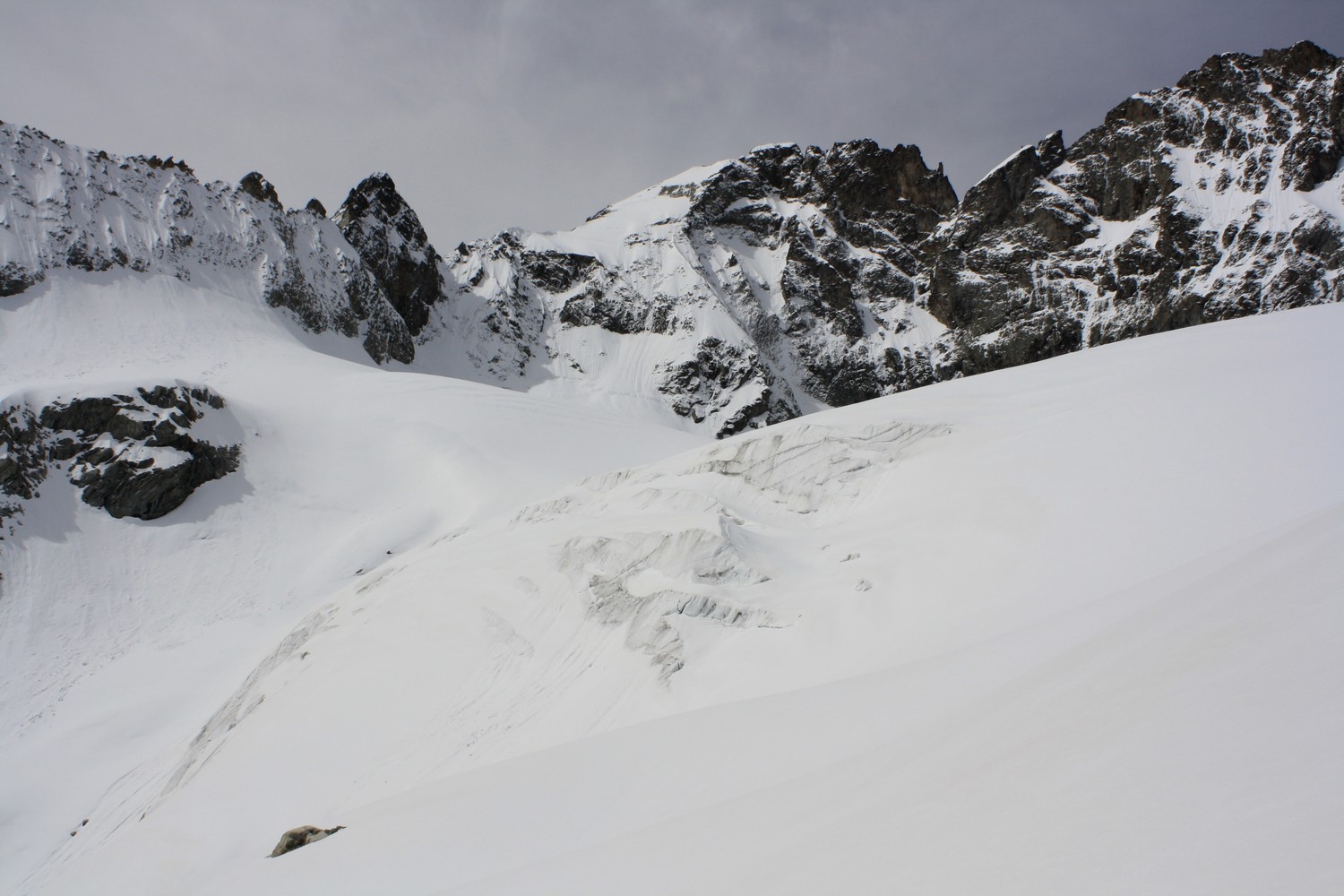 La Pointe Swan et le glacier du Vallon de Lanchâtra