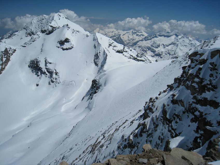 Au sommet de l'Albaron (3637 m), Grande Ciamarella