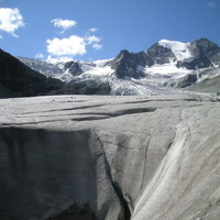 Glacier de Moiry et Pointe de Mourti
