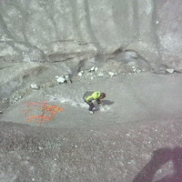Taille de marche sur le glacier de Moiry
