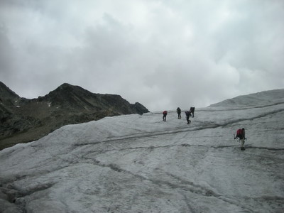 Glacier sous la  cabane de Moiry