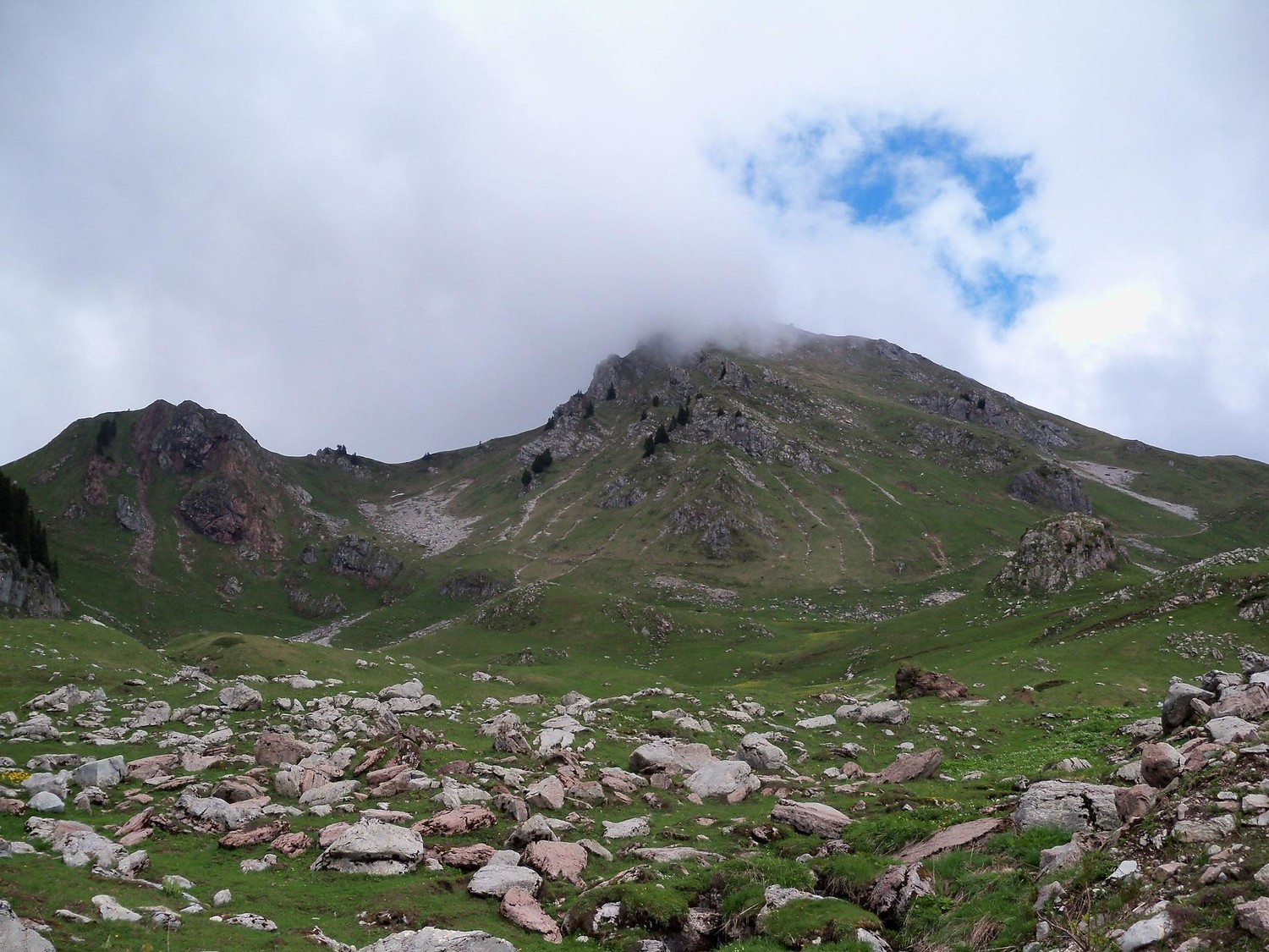 Chalune vue depuis les chalets blancs