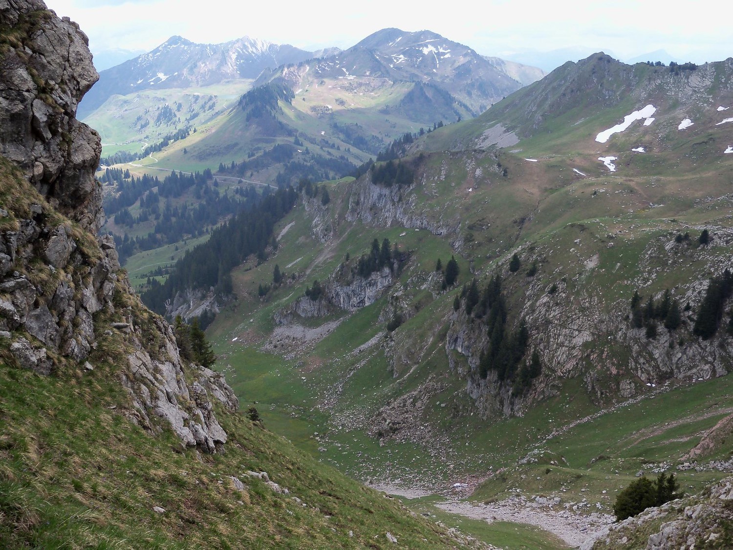 Vue sur le Praz de Lys