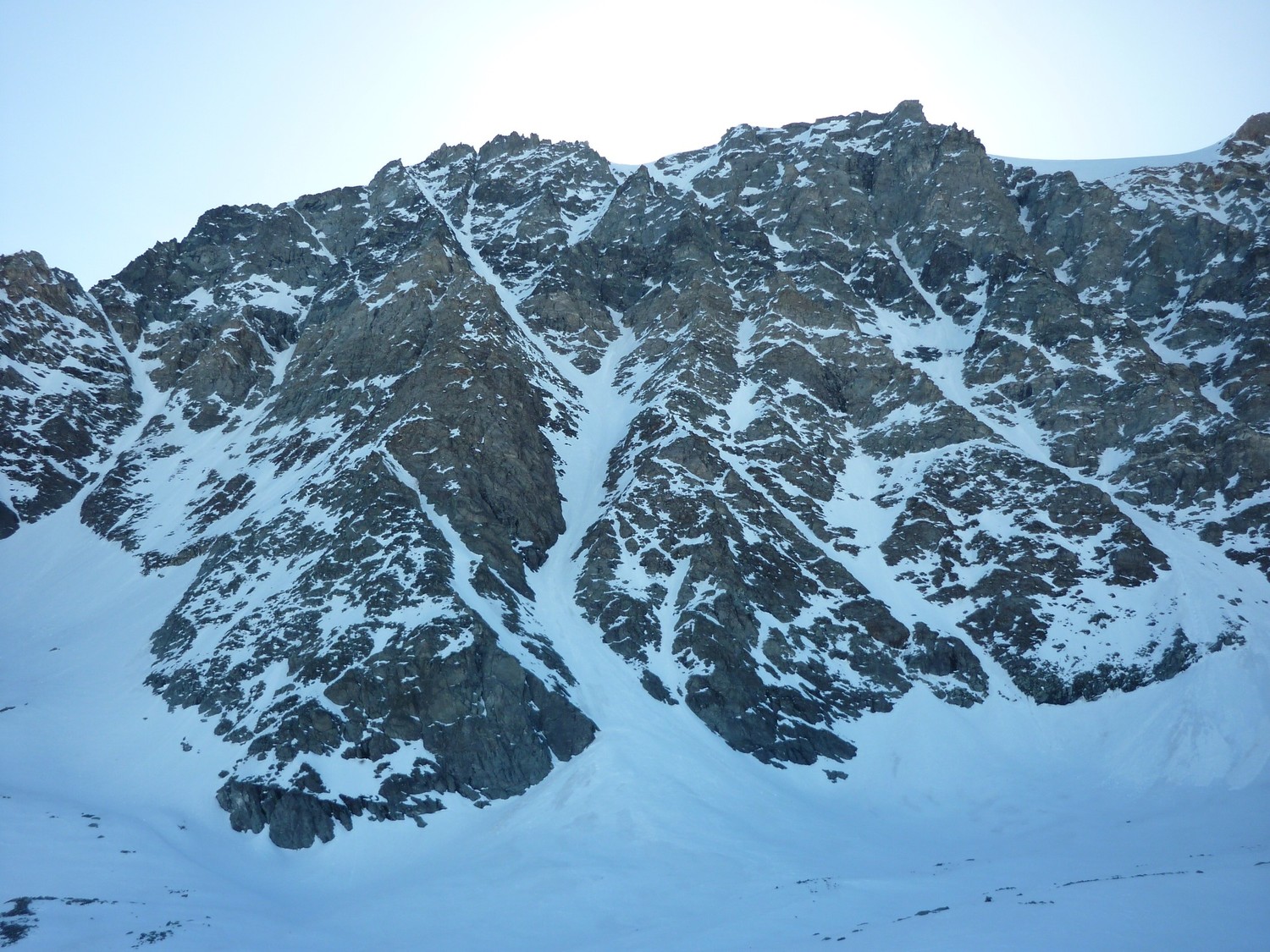 couloir septentrional du mont Vélan