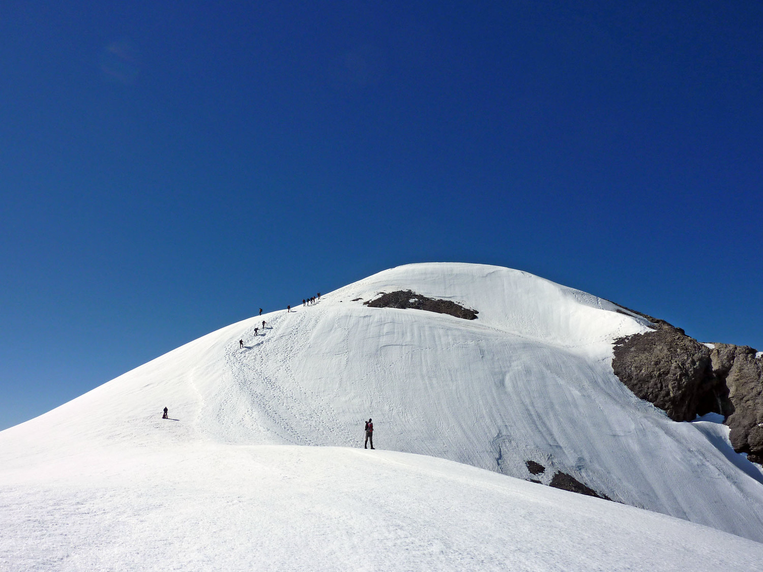 Sommet du Mont Perdu, versant nord (le vrai, mais bien court !)