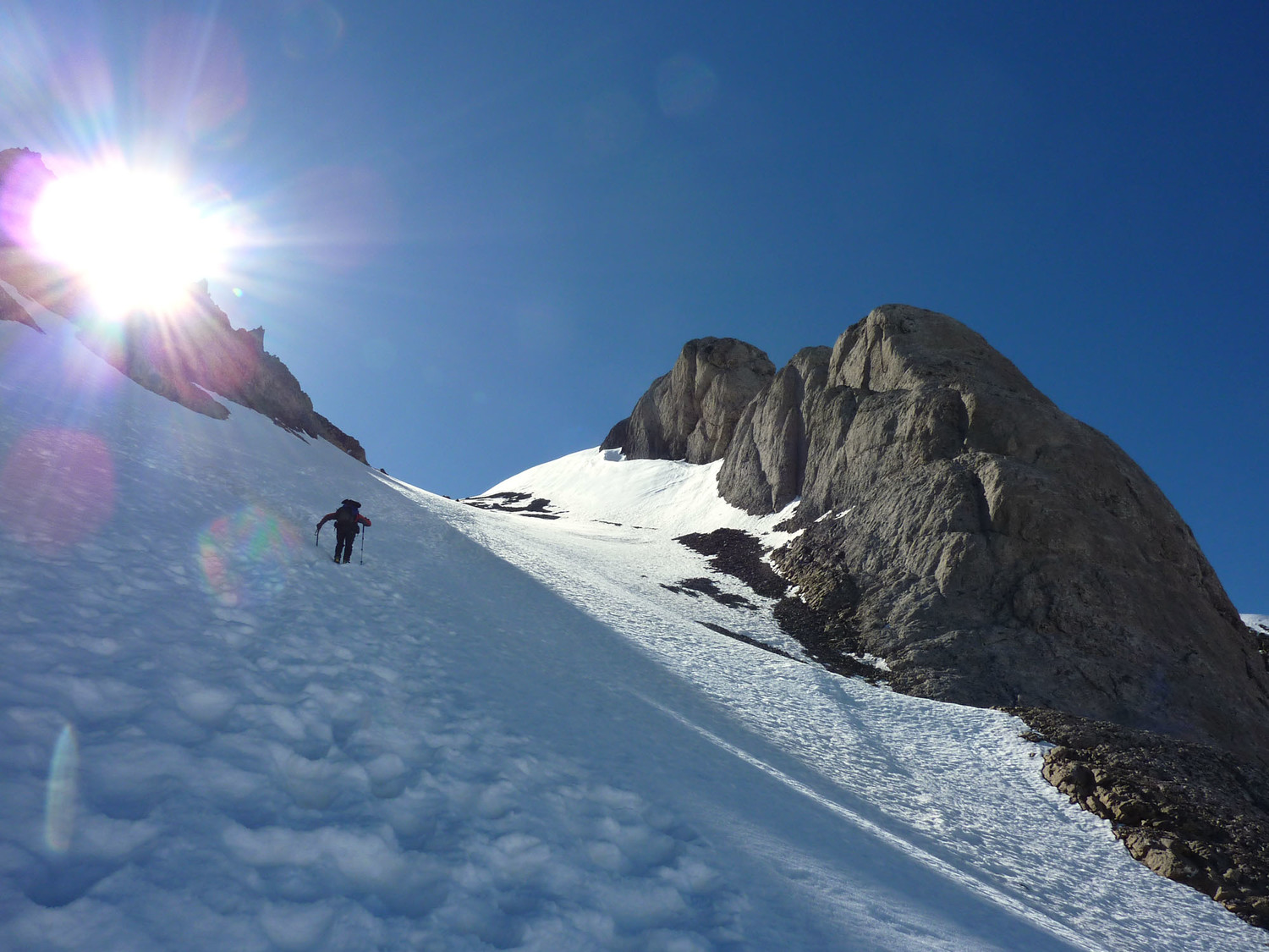 Derniers (200) mètres de la voie normale du Mont Perdu depuis le col du Cylindre
