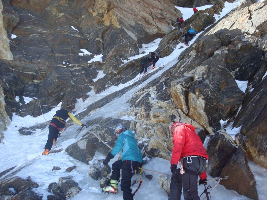 Couloir équipé...