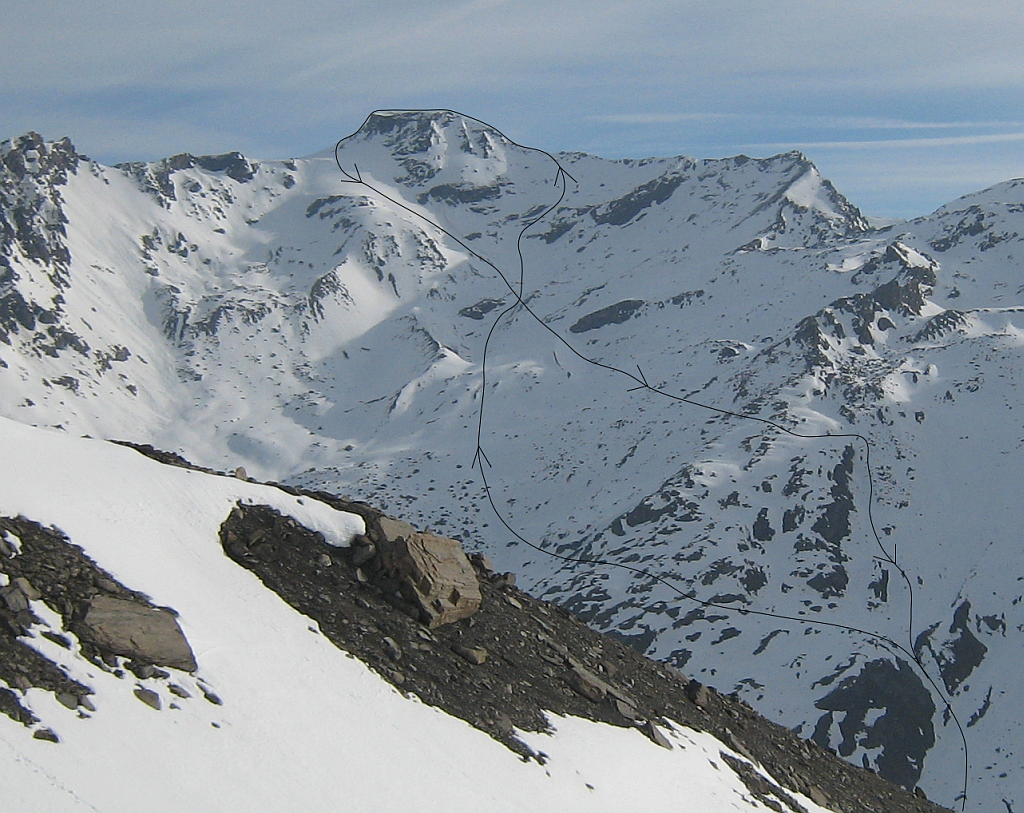 Albaron versant sud