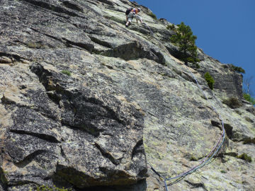 dernière longueur Tchuk Tchuk (Canigou 66)