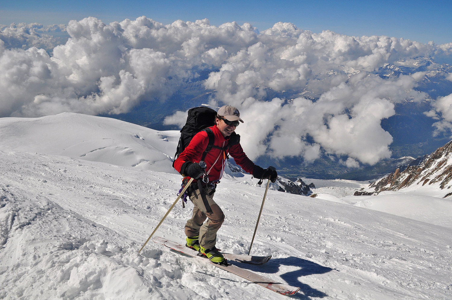 David arrive à 4810 m.