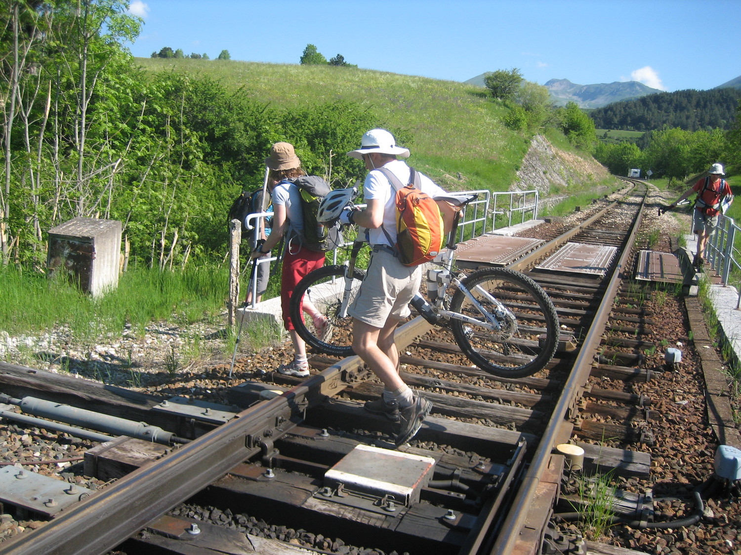 début du portage