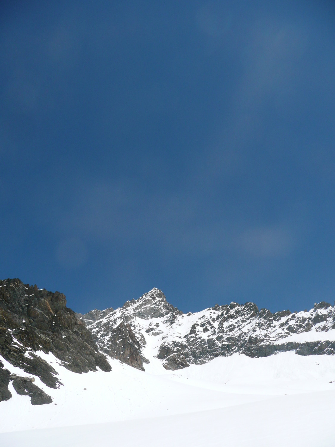 Aiguille du Plat de la Selle par le glacier du Plat