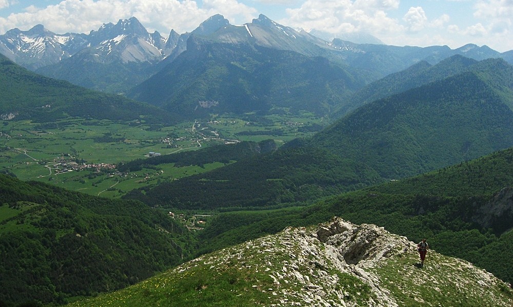 montée sur la crête E de la Toussière