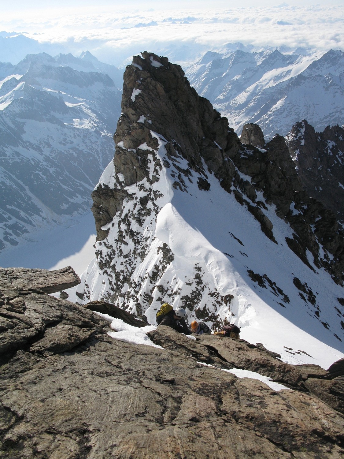 au début de l'arête