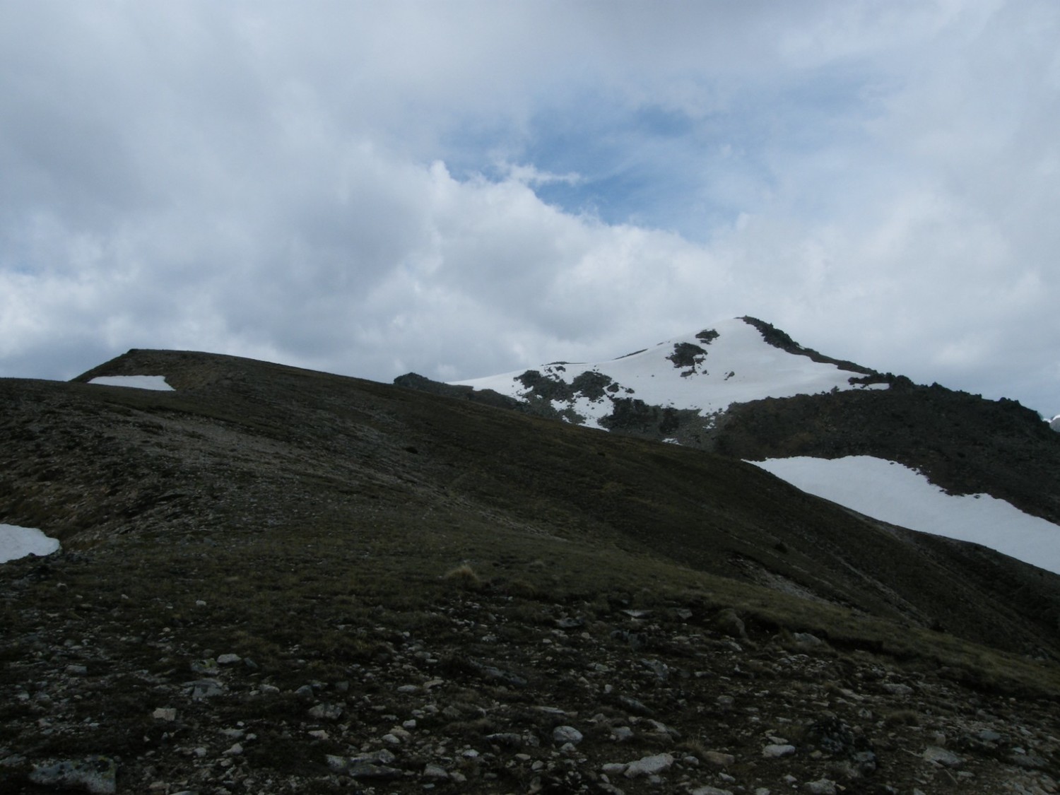 La crête menant au sommet