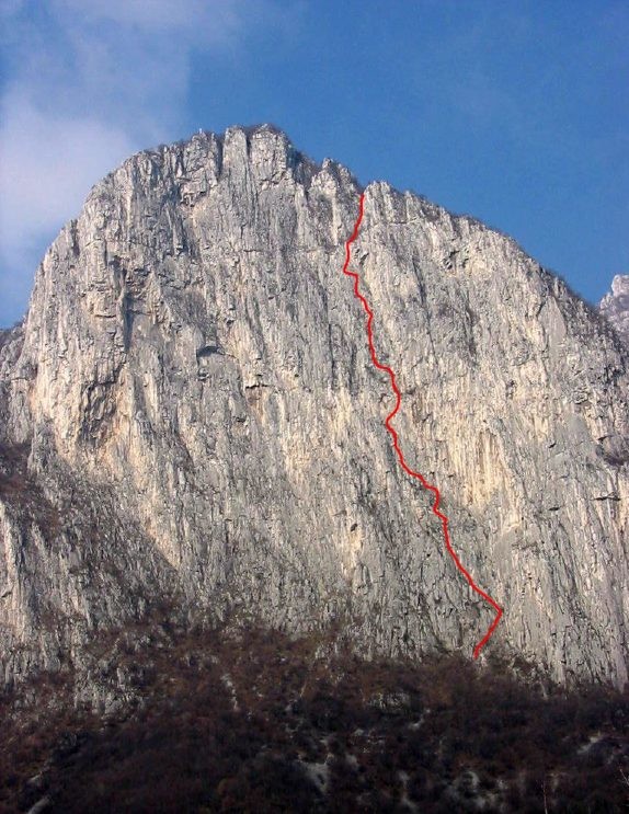 Via Cassin (Corna di Medale)