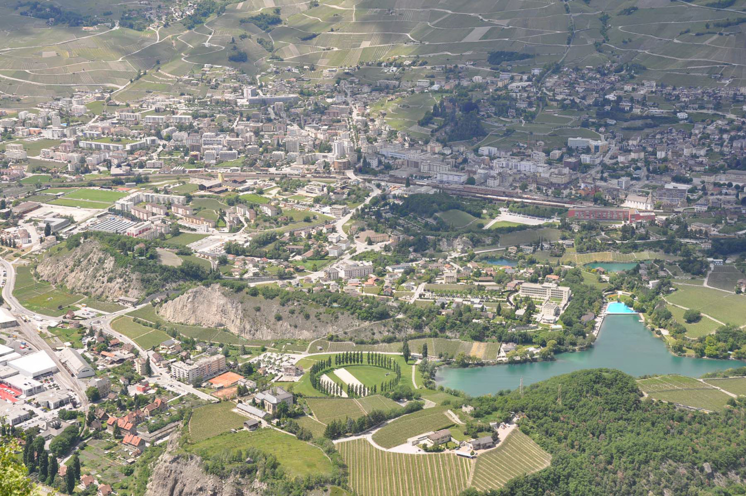 Vue sur Sierre
