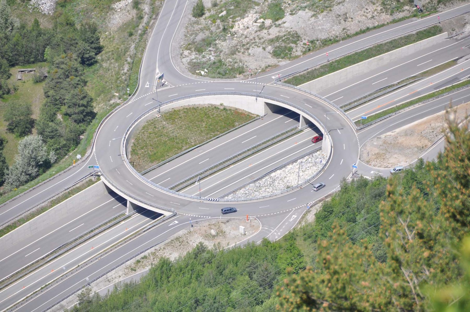 Plongée sur la Jonction Sierre-Est