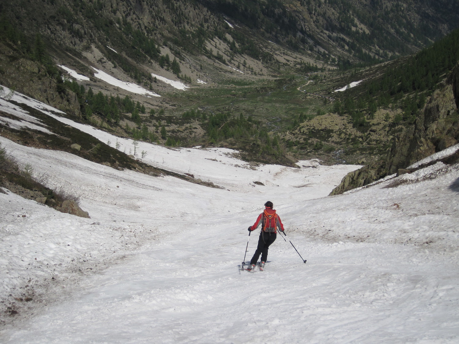 Fine della neve al Pian della Casa