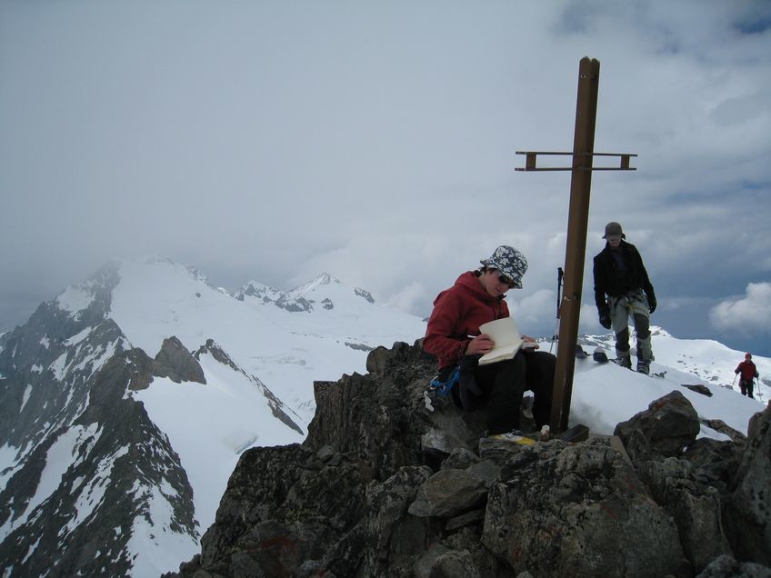 Au sommet de l'Ewigschneehorn (3329 m)