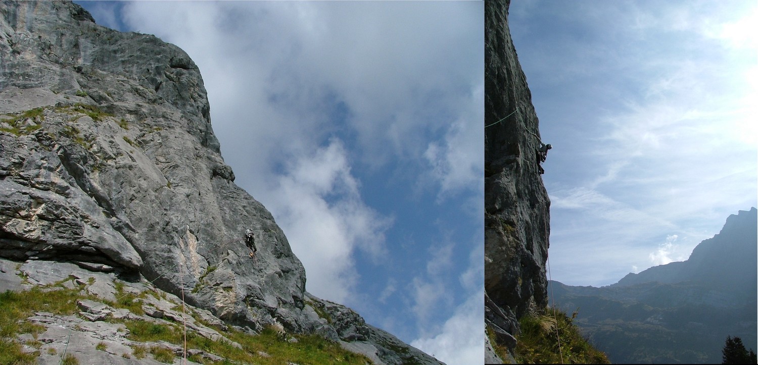 Ligne de Vie : L22 équipement du crux puis 1° passage ...