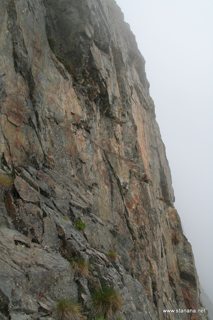 Le mur en 7a du Col Mao