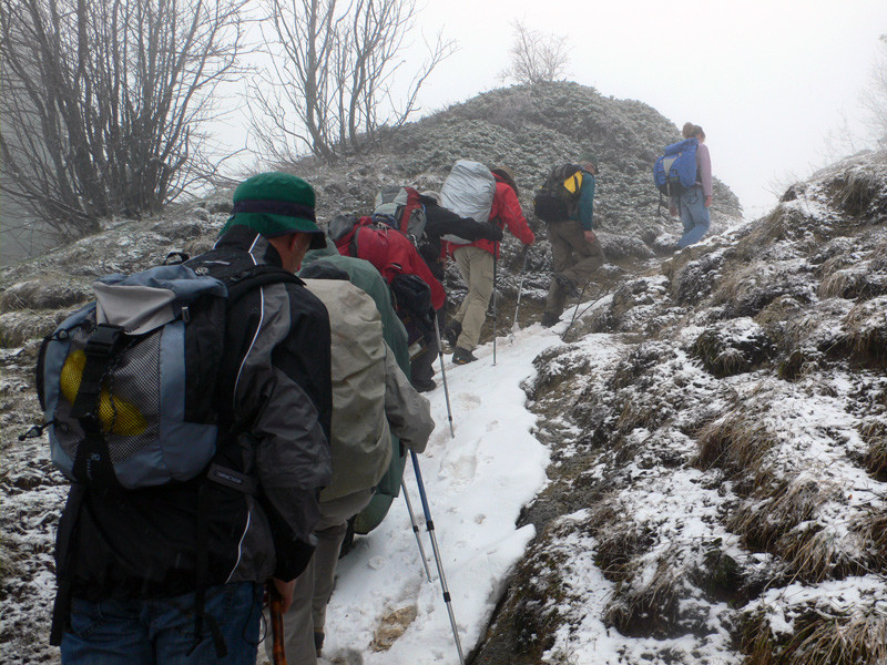 Arrivée au Col de l'Arc