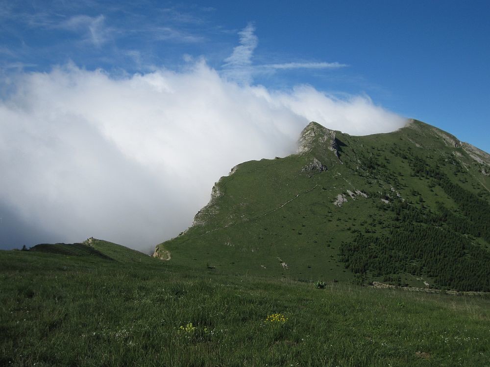 Pic et Cuchon de Charance au bord des nuages