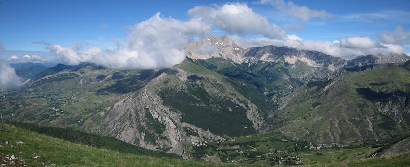 Panoramique côté nord (Clappe, Bure, Chaudun)
