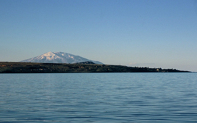 vue du lac, face sud ouest