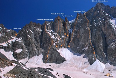 Du Col des Ecrins au Dôme de Neige