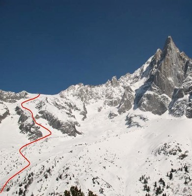 Pas de Chevre - aig de Grands Montets