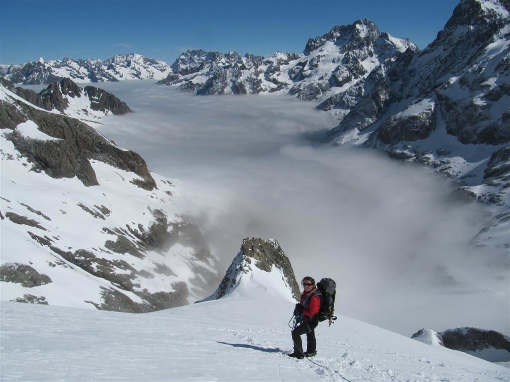 à la descente à 3200 m