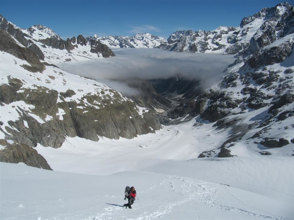 à la descente à 2800 m