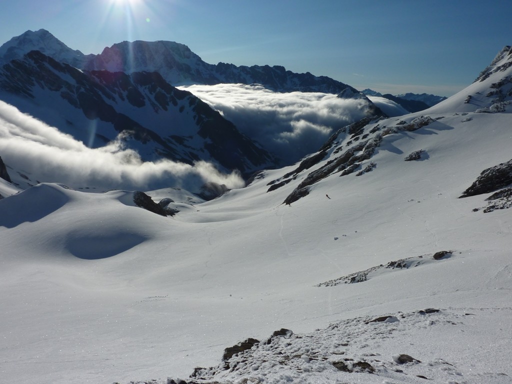 La combe de montée au Fourchon