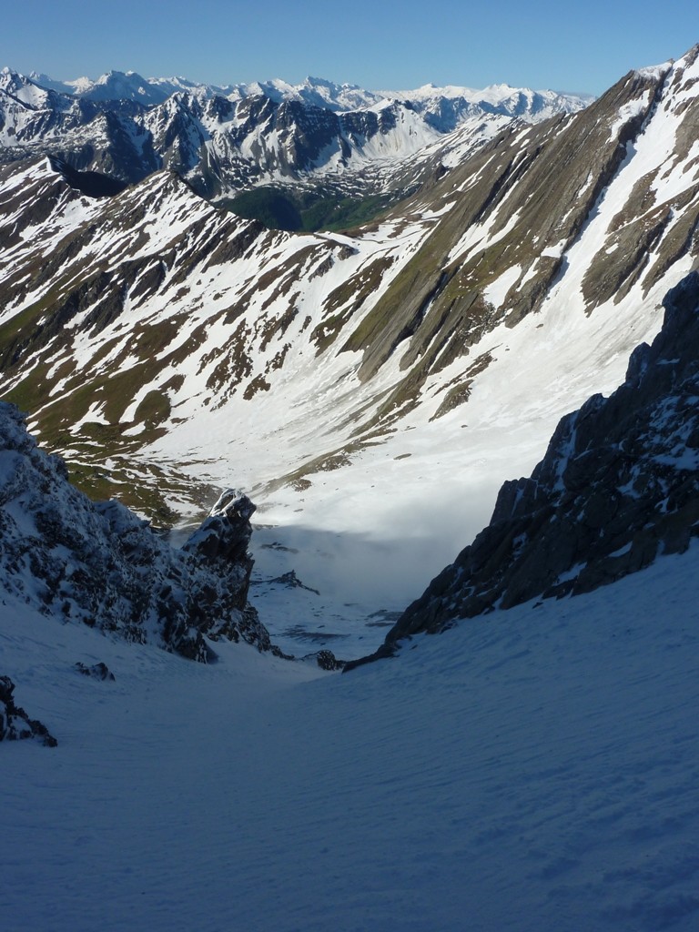 Bas du couloir S du Fourchon