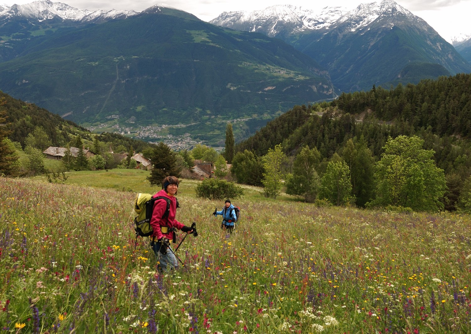 Descente du Lac du Fallère sur Verrogne