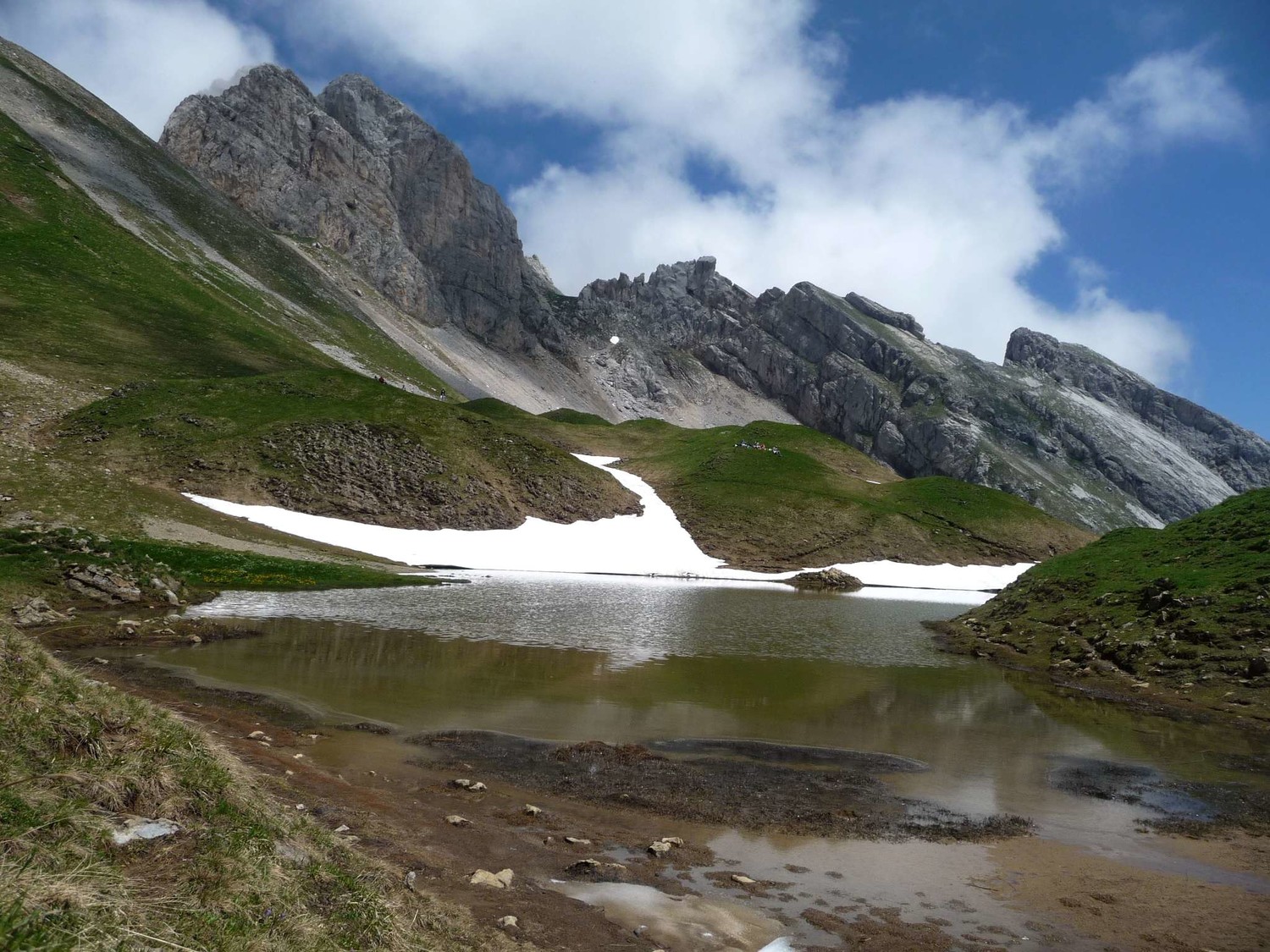 une des "gouilles" du lac de Peyre