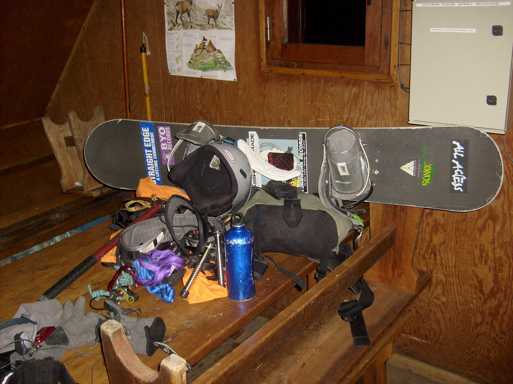 Matos d'alpi+de snowboard=gros sac assuré!