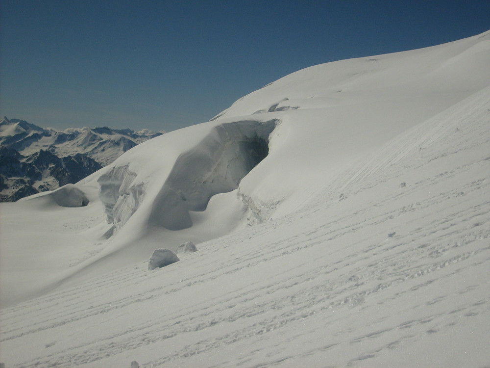 Un pont de glace et non pas de neige!