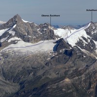Schalihorn depuis la Rothornhütte