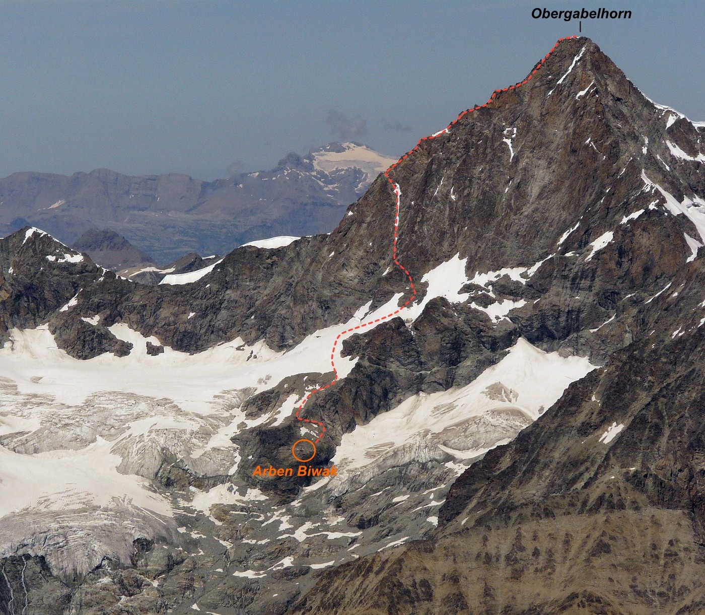 Ober Gabelhorn - Arbengrat