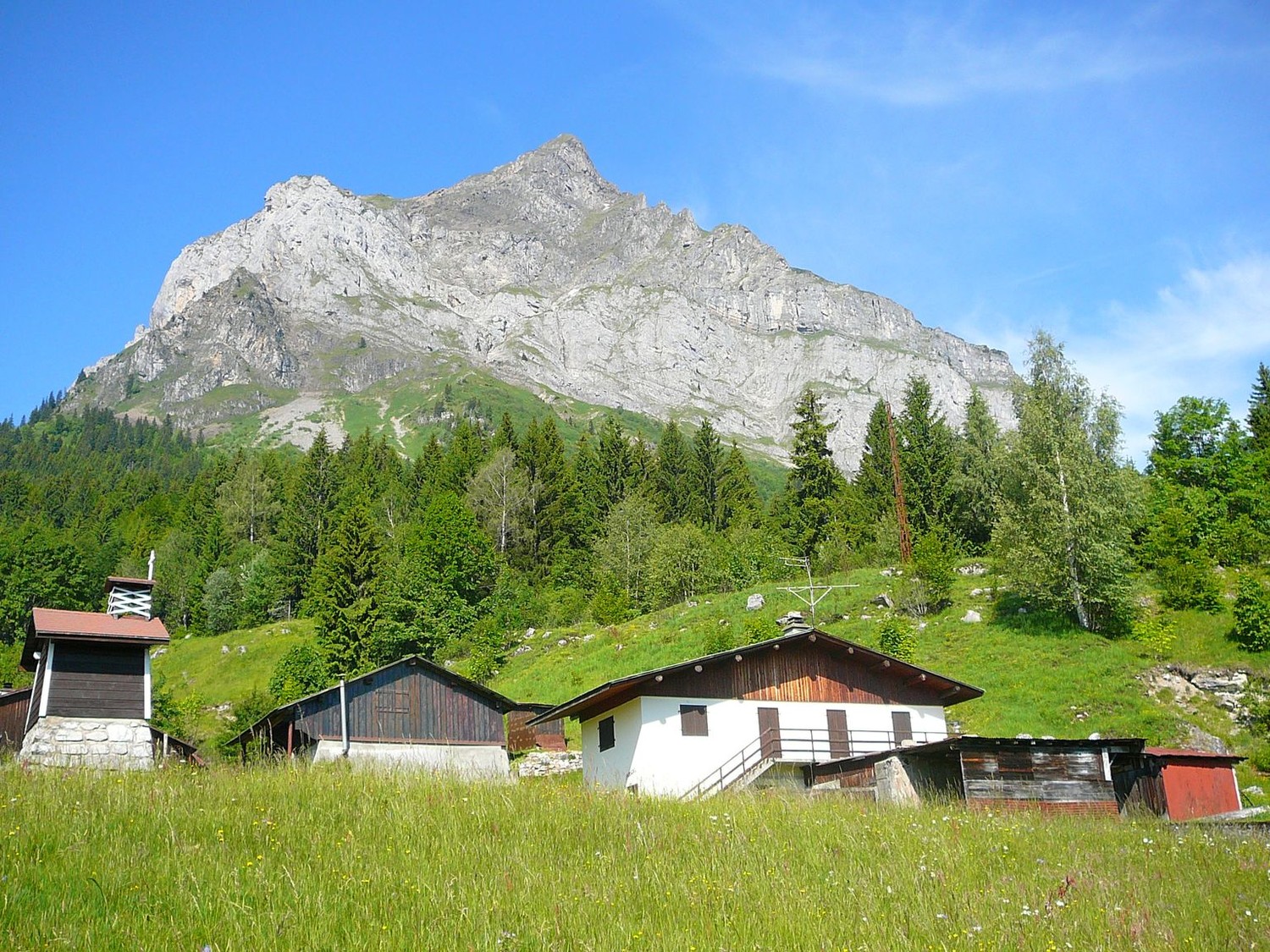 La montagne d'Areu depuis Mont Ferron