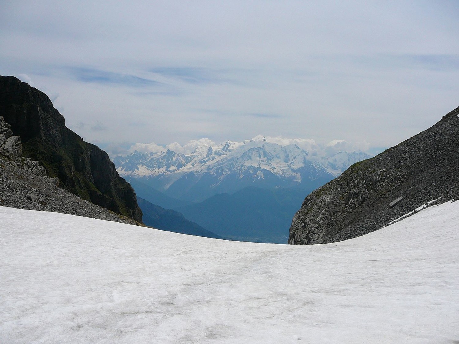 Le col de la Forclaz versant SE