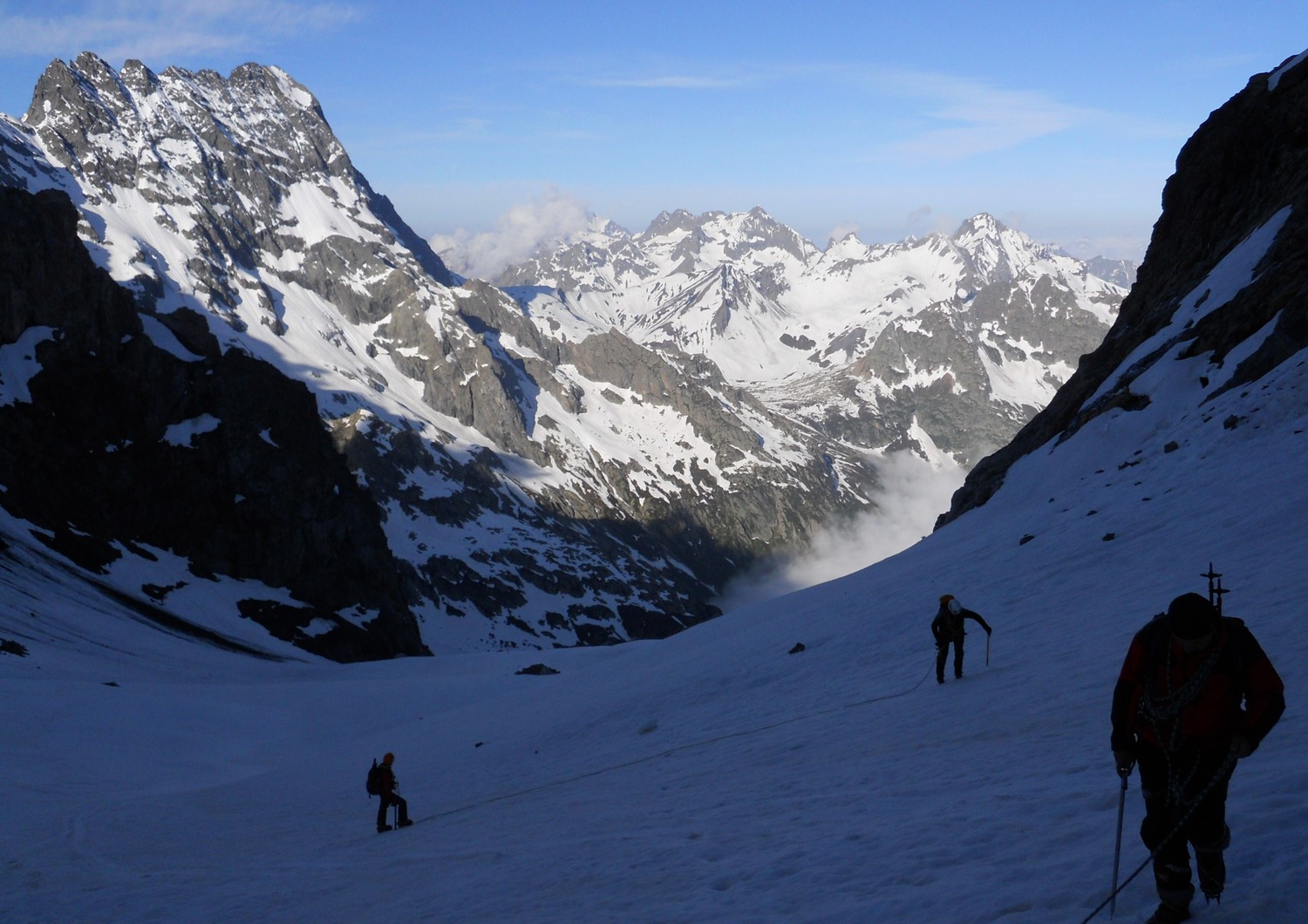 Sur le glacier de Surette