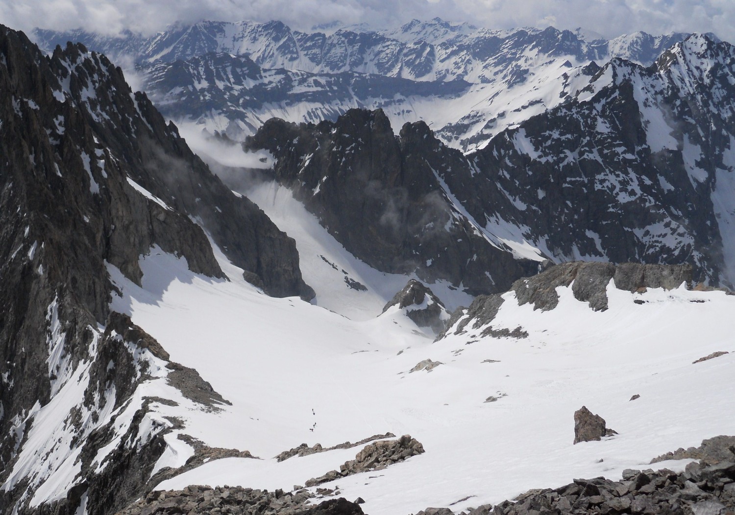 Glacier du jocelme, vue du sommet