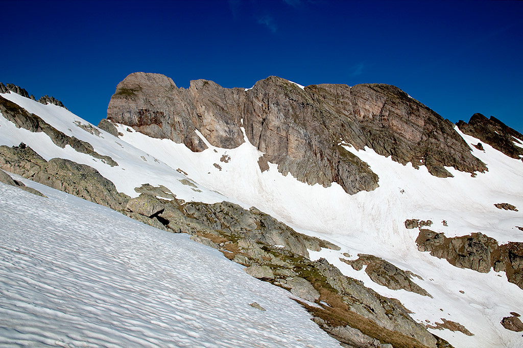 Pic des Tourettes - Pic Sarroa depuis le col de l'Hospitalet